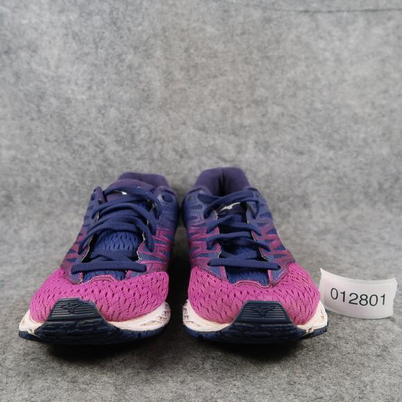 Mizuno Shoes Womens 7 Wave Shadow 2 Road Running Sneaker Athletic Trainer Purple - Picture 3 of 13